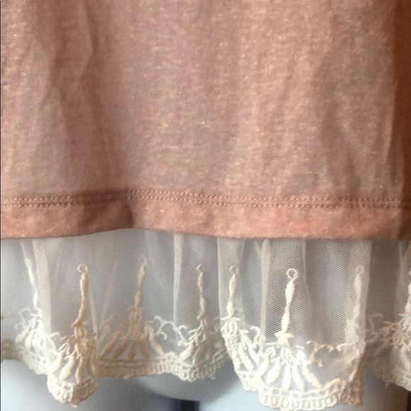 New H&M long sleeve pink lace top - Picture 2 of 4